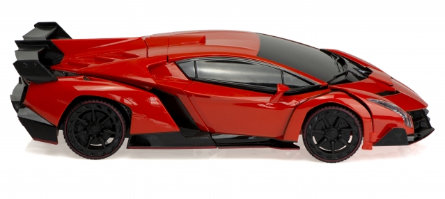 Nuotolinio valdymo automobilis - transformatorius "Lamborghini 2in1"