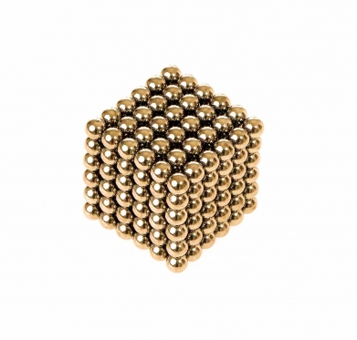 Magnetinis "Neo" kubas auksinis