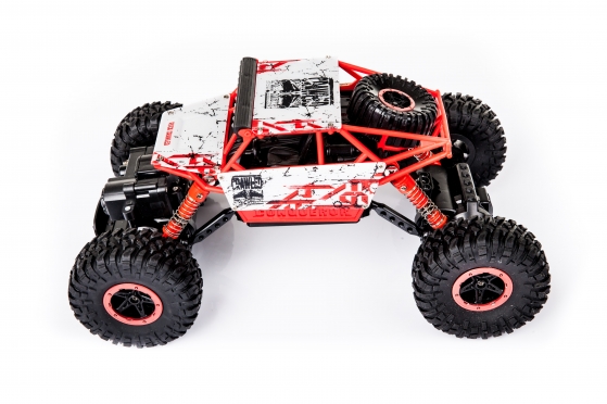 Nuotolinio valdymo visureigis "Rock Crawler" raudonas