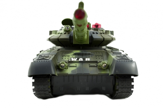 Nuotolinio valdymo karinis tankas