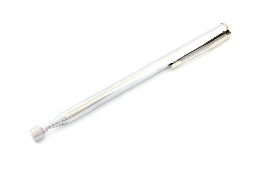 Nerūdijančio plieno teleskopinė magnetinė lazdelė, 65 cm