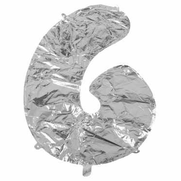 Balionas "Skaičius 6", 76 cm