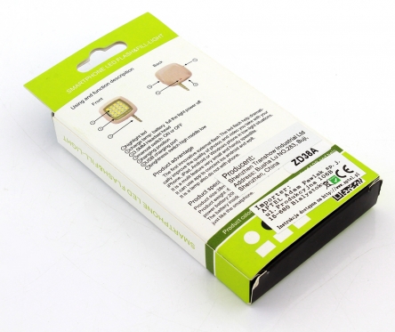 Asmenukių LED lempa, 3,8 x 3,8 x 1 cm