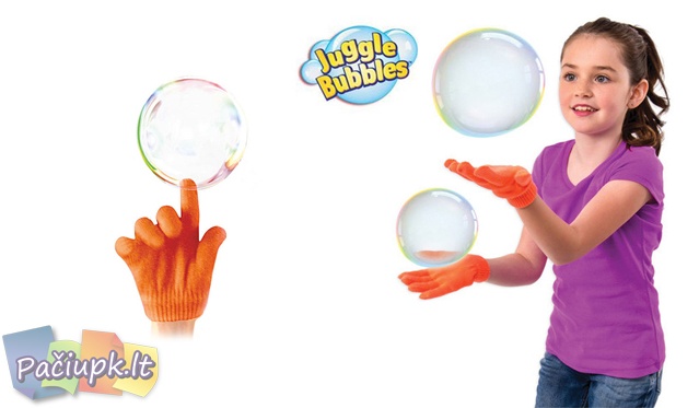 Muilo burbulai JUGGLE BUBBLES – gaudyk burbulus!