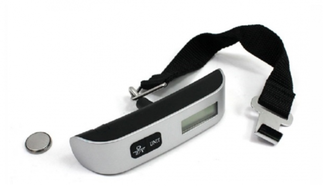 Elektroninės svarstyklės su termometru, 50 kg
