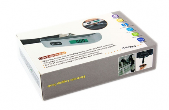 Elektroninės svarstyklės su termometru, 50 kg
