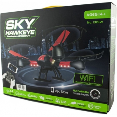 "Sky Hawkeye" dronas su Wi-Fi kamera