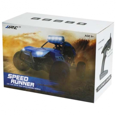 "JJR/C" nuotolinio valdymo bekelės mašinėlė "Speed Runner"