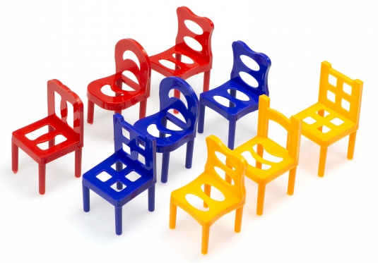 Stalo žaidimas "Balansuojančios kėdės"