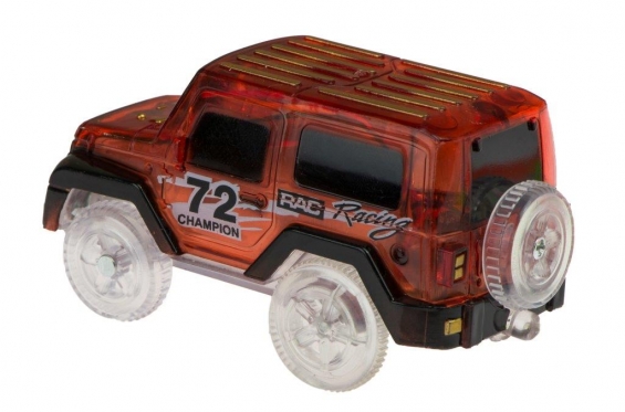 "72 toys" lenktynių trasa ir mašinėle, 80 dalys