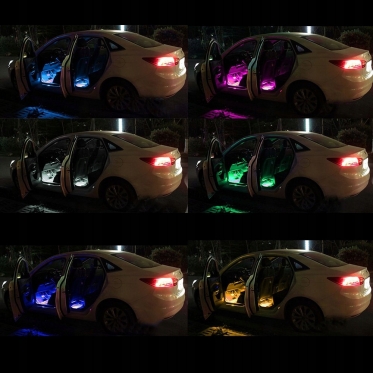 Automobilio salono 9 LED apšvietimas