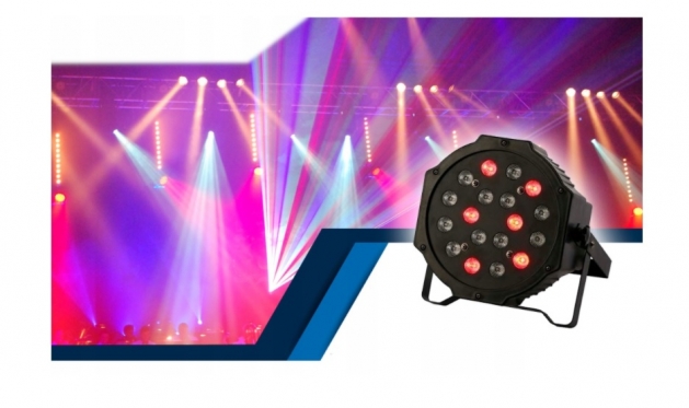 18 LED projektorius