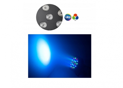 18 LED projektorius