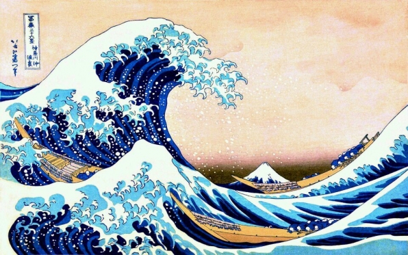 "Trefl" dėlionė "Hokusai Katsushika", 1000 dalių