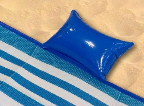 Mėlynas paplūdimio kilimėlis, 178 x 90 cm