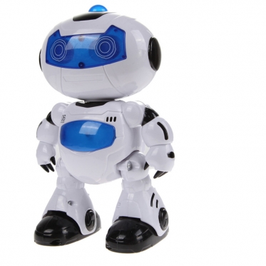 Interaktyvus robotas "RC android 360" su nuotolinio valdymo pulteliu, 13 x 8 x 23 cm