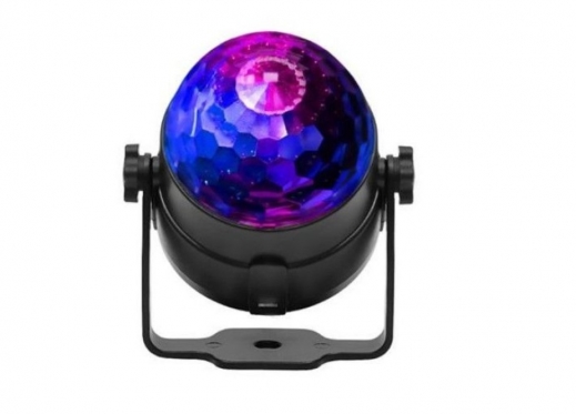 Projektorius "RGB LED" su nuotolinio valdymo pultu, 9 x 8,5 x 14 cm