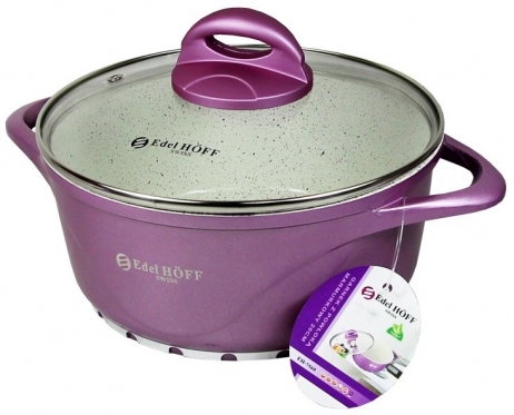 Puodas marmurine danga "Edel Höff Swiss", 4 l