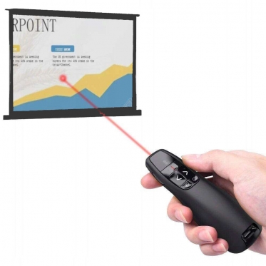 Pultelis prezentacijoms su lazeriniu rodikliu, 11,5 x 4 x 3 cm