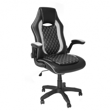 Ergonomiška dygsniuotos odos biuro kėdė
