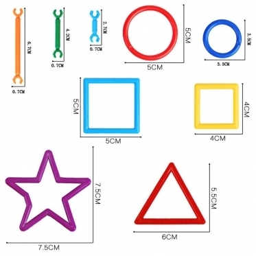 Sujungiamos lazdelės "Smart Sticks", 372 vnt