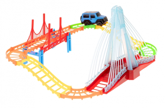 Automobilių trasa "Track racing", 31 x 44 x 6 cm
