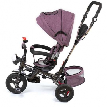 Daugiafunkcinis triratis vežimėlis - dviratis "Trike Fix SE" (rožinis)