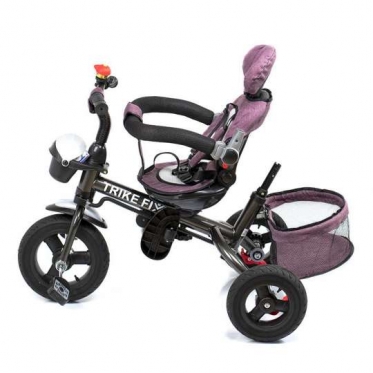 Daugiafunkcinis triratis vežimėlis - dviratis "Trike Fix SE" (rožinis)