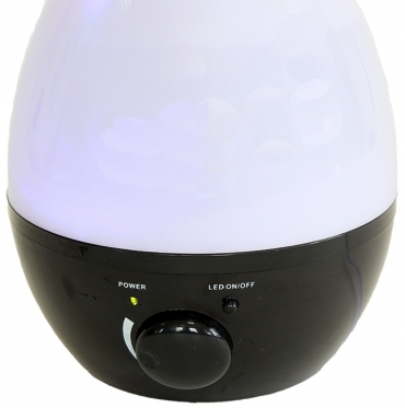 Ultragarsinis oro drėkintuvas, 2,6 l (juodas)
