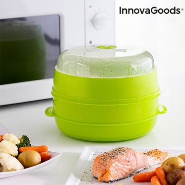 Dvigubas garpuodis mikrobangų krosnelei "InnovaGoods"