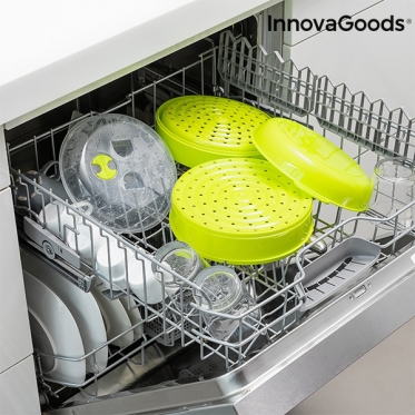 Dvigubas garpuodis mikrobangų krosnelei "InnovaGoods"