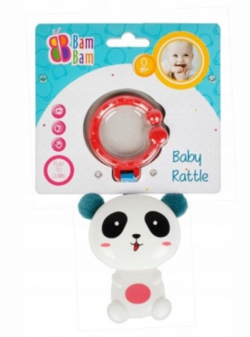Barškutis - kramtukas kūdikiams "Bam-Bam Panda"