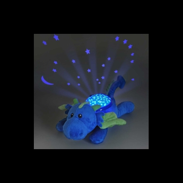 Dekoratyvinė naktinė lempa su žvaigždėto dangaus imitavimu "Drakonas"
