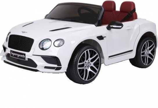 Nuotolinio valdymo vaikiškas automobilis "Bentley", baltas