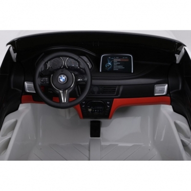 Nuotolinio valdymo vaikiškas automobilis "BMW X6M", baltas