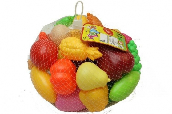 Žaislinių maisto produktų rinkinys, 35 vnt