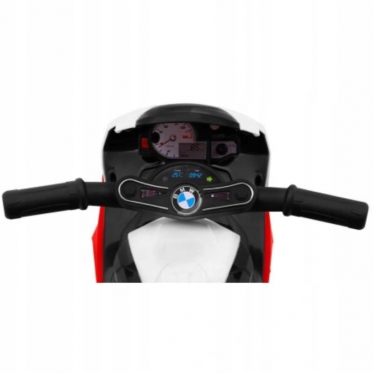Elektrinis triratis motociklas vaikams "BMW", raudonas