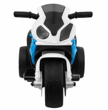 Elektrinis triratis motociklas vaikams "BMW", mėlynas