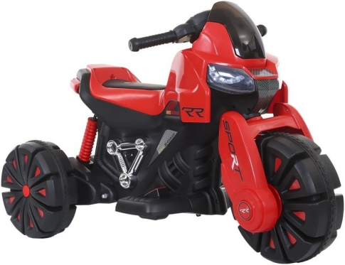 Elektrinis triratis motociklas vaikams "RR Sport", raudonas
