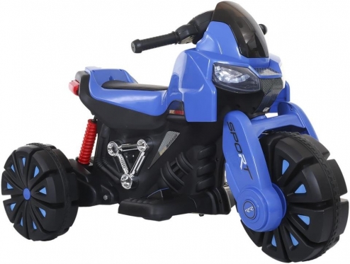 Elektrinis triratis motociklas vaikams "RR Sport", mėlynas