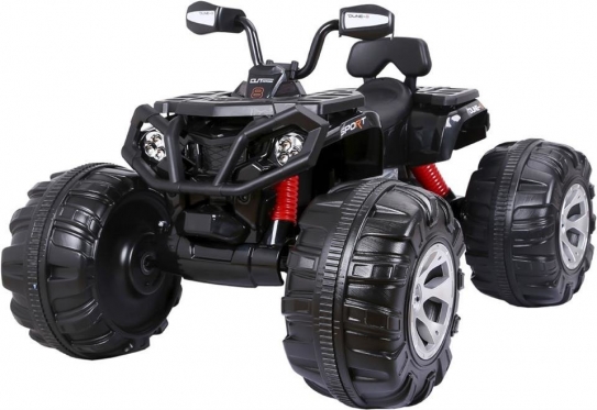 Elektrinis vaikiškas keturratis "JS - 3188 QUAD" (juodas)