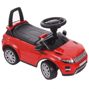 Mašinėlė - paspirtukas "Land Rover" (raudonas)