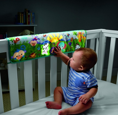 Interaktyvus kūdikio lovelės paminkštinimas, 35 x 68 cm