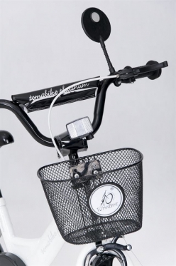 Dviratis "Tomabike Platinum", Ø 30 cm (baltas)