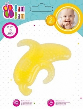 Kramtukas kūdikiams "Bam-Bam Bananas", geltonas
