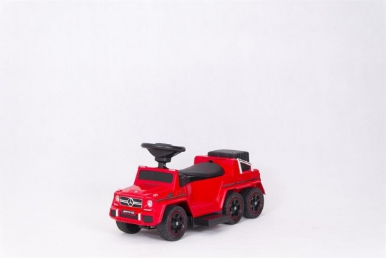 Elektrinis vaikiškas automobilis su rankenėle "SXZ1838 Mercedes" (raudonas)