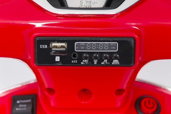 Elektrinis vaikiškas motoroleris "Vespa" (raudonas)