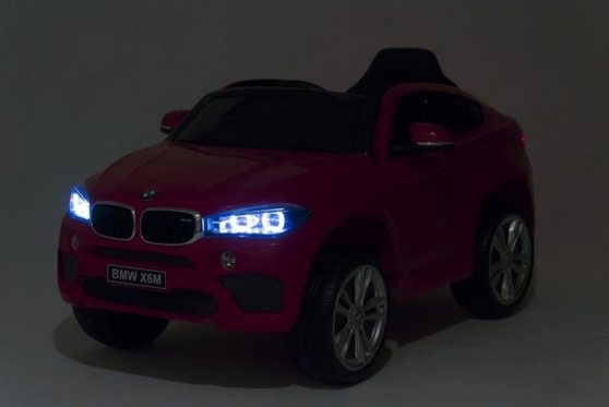 Elektrinis vaikiškas automobilis "BMW X6M" (raudonas)