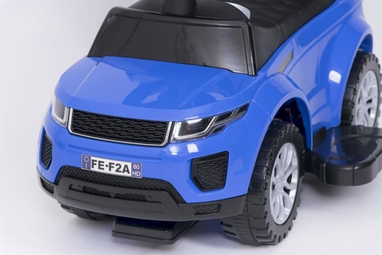 Mašinėlė - paspirtukas su rankenėle "Sport Car" (mėlyna)