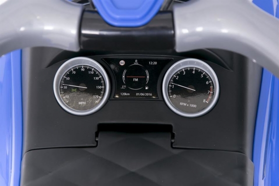 Mašinėlė - paspirtukas su rankenėle "Sport Car" (mėlyna)